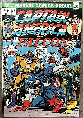 Buy Captain America Comic (marvel,1974) #170 1st Appearance Of Moonstone Bronze Age~ • 43.55£