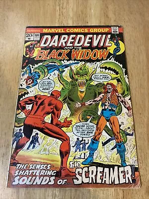 Buy Daredevil #101|Black Widow|1973 Marvel Comics|1st App Angar The Screamer| • 7.90£