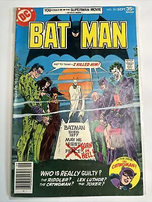 Buy Batman #291 DC Comics Joker, Catwoman, Riddler, Poison Ivy, Lex Luther Scarecrow • 17.58£