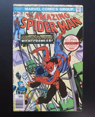 Buy Marvel Comics Group Comic Book The Amazing Spider-Man #161 Nightcrawler 1976 • 39.18£