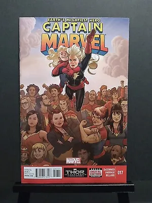 Buy Captain Marvel #17 Nm/m 9.8 (2014) 2nd Cameo Kamala Khan Ms Marvel Mcu Disney • 27.80£