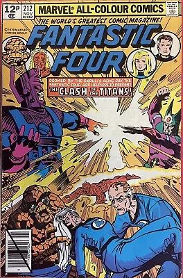 Buy Fantastic Four #212 (1979) Galactus & Terrax Appearance • 7.95£