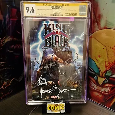 Buy King In Black #2 CGC SS 9.6 4x Signed By  Cates, Stegman, Kirkham & Zeck 🔑  • 169.95£