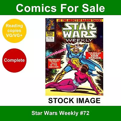 Buy Star Wars Weekly #72 Comic - VG/VG+ 11 July 1979 - Marvel UK • 3.49£