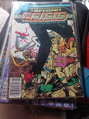 Buy CRISIS ON INFINITE EARTHS #2 VF (DC Comics, Jan 1985) 1st Cameo Anti-Monitor • 22.16£