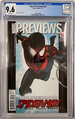 Buy Marvel Previews #95 CGC 9.6!  1st Miles Morales! Pre-dates Ultimate Fallout 4! • 1,907.14£
