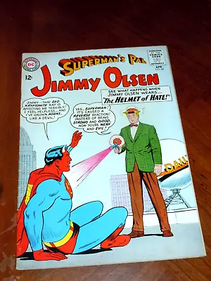 Buy SUPERMAN'S PAL JIMMY OLSEN #68 (1963) F-VF (7.0) Cond.    Helmet Of Hate  • 20.88£
