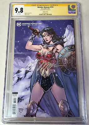 Buy Wonder Woman Issue #759 Comic. Signed By Jim Lee. Jim Lee Variant. CGC 9.8. 2020 • 197.64£