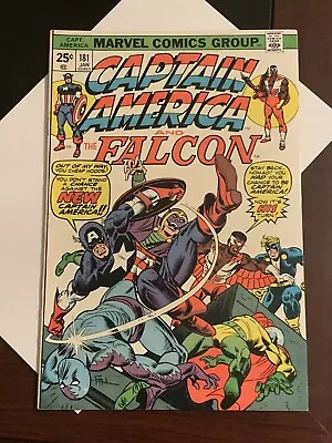 Buy CAPTAIN AMERICA 181. First Appearance New Cap. 8.0 VF. Strict Grading. (MC) • 15.09£