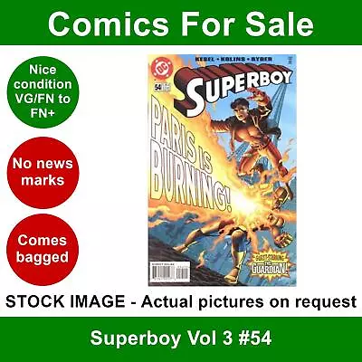 Buy DC Superboy Vol 3 #54 Comic - VG/FN+ 01 August 1998 • 3.99£