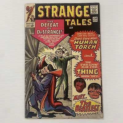 Buy Strange Tales #130 1965 VG Cent Copy Beatles Appearance • 120£