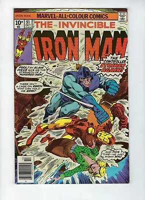 Buy IRON MAN # 91 (CONTROLLER & BLOOD BROTHERS App. Oct 1976) VF- • 6.95£