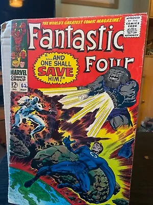 Buy Fantastic Four #62 - 1st Appearance Blastaar! (Marvel 1967) • 18£