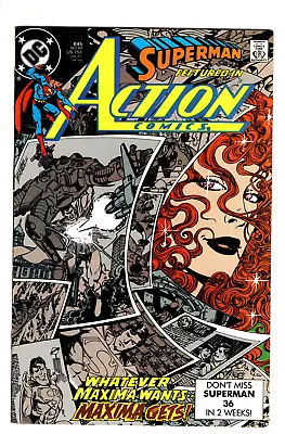 Buy Action Comics #645 - Maxima (in Her 1st Appearance) Tries To Flush Out Superman! • 11.48£