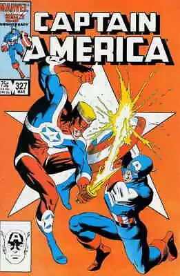 Buy Captain America (1st Series) #327 VF; Marvel | Mark Gruenwald Mike Zeck - We Com • 18.97£