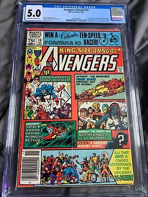 Buy Marvel Comics Avengers 10 Annual X Men 1st Appearance Rogue 1981 CGC 5.0  • 109.99£