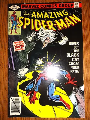 Buy Amazing Spider-man #194 Hot Classic Key FVF 1st Black Cat Felicia Hardy Marvel • 191.88£