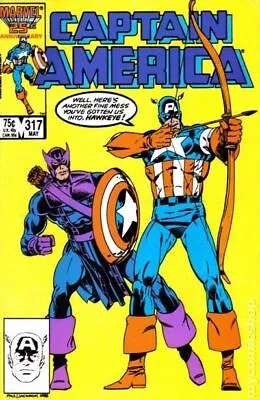 Buy Captain America #317 VG 1986 Stock Image Low Grade • 2.64£