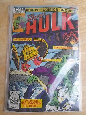 Buy THE INCREDIBLE HULK 260, MARVEL COMICS, JUNE 1981. Vintage Collectable.  • 3.99£