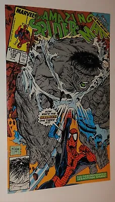 Buy Amazing Spider-man #328 Mcfarlane Classic Hulk Glossy Nm 9.4/9.6 1980 • 38.64£