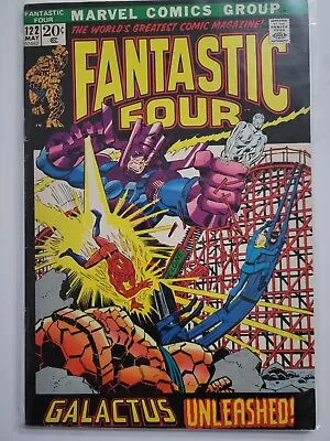 Buy Fantastic Four Marvel #122 Bronze Age Galactica & Silver Surfer Keys, See Pics! • 31.57£