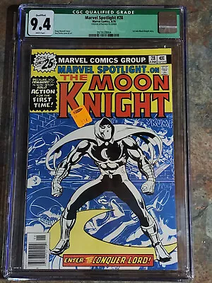 Buy Marvel Spotlight #28 Moon Knight CGC 9.4 Q • 307.82£