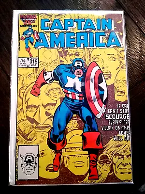 Buy Marvel Captain America 319 (1986) Origin Of Diamondback VF/NM • 23.72£