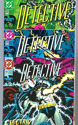 Buy Detective Comics #644, #645, & #646 -- Complete 3-part  Electric City!  • 15.40£