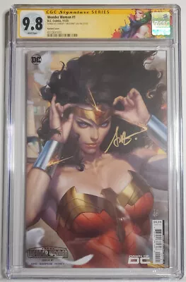 Buy WONDER WOMAN (6TH SERIES) #1 CGC SS 9.8 NM/MT Signed By Stanley  Artgerm  Lau • 119.40£