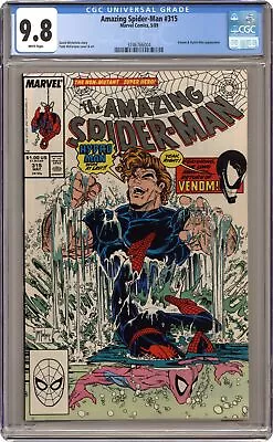 Buy Amazing Spider-Man #315 CGC 9.8 1989 3746766004 • 164.12£