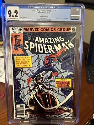 Buy Amazing Spider-Man #210 CGC 9.2 1st Appearance Of Madame Web Key! Movie! • 139.92£