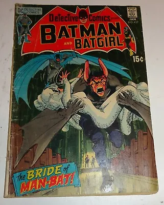 Buy Batman  Detective Comics #407 Batgirl Man Bat Neal Adams Art G/vg 1971 • 29.96£