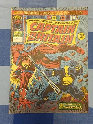 Buy Marvel Comics UK Captain Britain No 4 • 20£