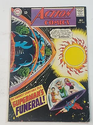 Buy Action Comics 365 DC Comics Superman Supergirl Silver Age 1968 • 13.58£