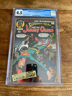 Buy Superman's Pal Jimmy Olsen #134 - CGC 4.5 - 1970 - 1st Cameo App Of Darkseid • 276.70£