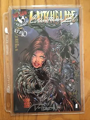 Buy Witchblade #10 Signed By Christina Z, D-tron & Heisler | First App. Darkness • 50£