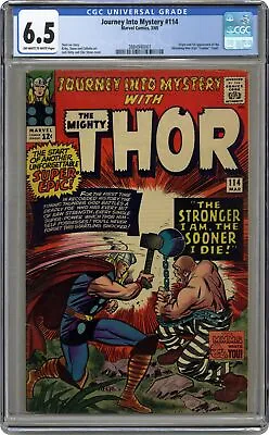 Buy Thor Journey Into Mystery #114 CGC 6.5 1965 3884940007 1st App. Absorbing Man • 182.07£