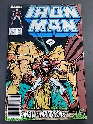 Buy Iron Man #227 Marvel Comics 1986 1st Cameo Donald Trump Hulk Hogan Newsstand • 12.12£