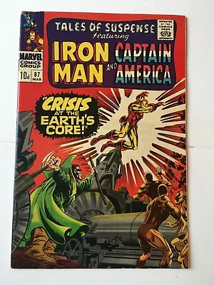 Buy Tales Of Suspense #87 VFN (8.0) MARVEL Vol 1 1967) Iron Man, Captain America (2) • 32£