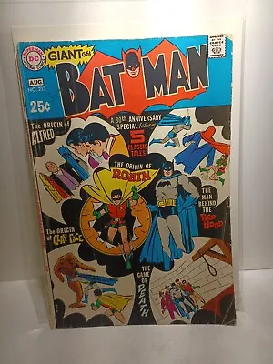 Buy Batman #213  DC Comics 1969 64  Page Giant /DC 4 / • 16.62£