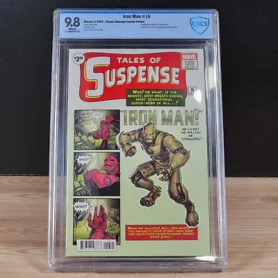 Buy Iron Man #16 Tales Of Suspense 39 Homage Variant CBCS 9.8 Marvel Comics 2022 • 47.43£