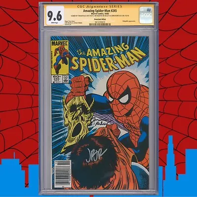 Buy CGC 9.6 SS Amazing Spider-Man #245 Signed By Defalco, Shooter & Romita Jr. 1983 • 394.18£