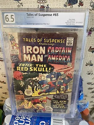 Buy Tales Of Suspense #65 PGX 6.5..1st Silver Age  Red Skull.When TITAN'S COLLAPSE • 230.35£