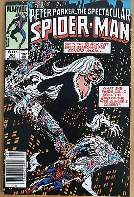 Buy Peter Parker The Spectacular Spider Man #90 Higher Grade May 1984 Newsstand Edit • 49.99£