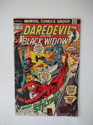 Buy Daredevil #102 (1973) 1st Chris Claremont Black Widow, Stilt-Man Appearance  • 4.76£