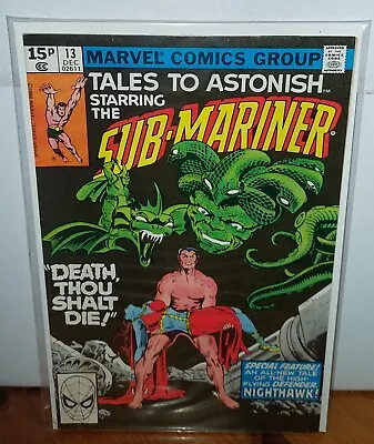 Buy Tales To Astonish #13 Marvel Comics 1980 2nd Series Sub-mariner Namor • 2.99£