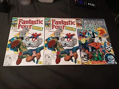 Buy Fantastic Four #348 Vf/nm 348 349 Nm 1990 Hulk Spider-man  Wolverine Ghost Rider • 12.06£