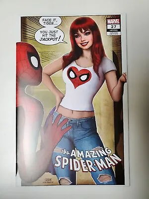 Buy AMAZING SPIDERMAN 27 NATHAN SZERDY VARIANT NM 9.4 Or + MARY JANE Unknown Comics  • 8.69£