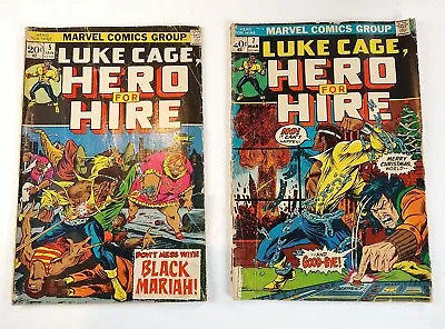 Buy Luke Cage Hero For Hire #5 7 Lot (1973 Marvel Comics) 1st Black Mariah Lower Grd • 15.83£