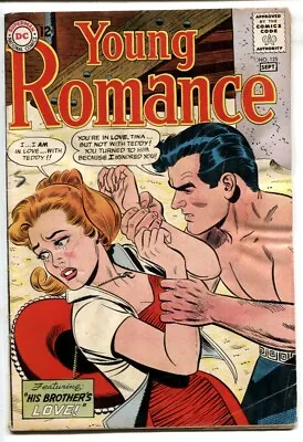 Buy Young Romance #125 1963- 1st DC Issue- Violent Cover G- • 99.51£
